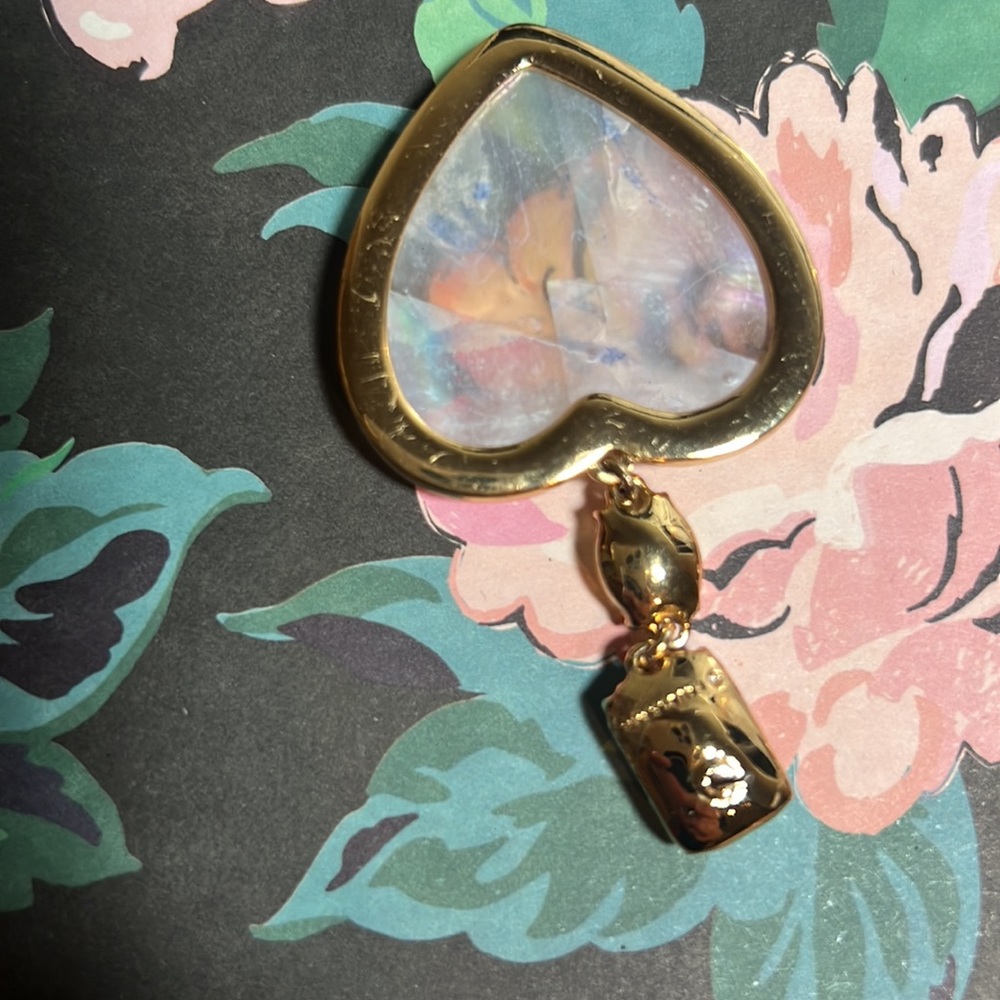 BaubleBar Amaya Heart Drop Earrings - Picture 4 of 4